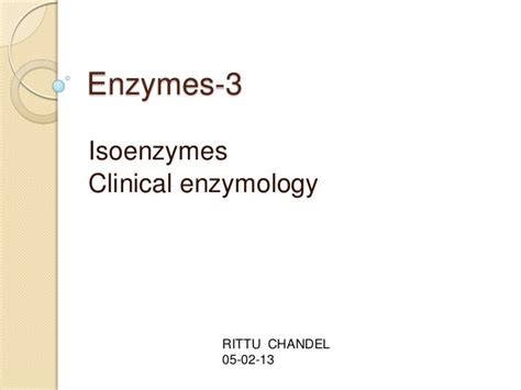 isoenzymes