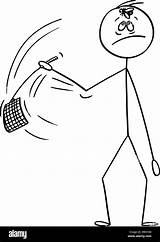 Cartoon Fly Swatter sketch template