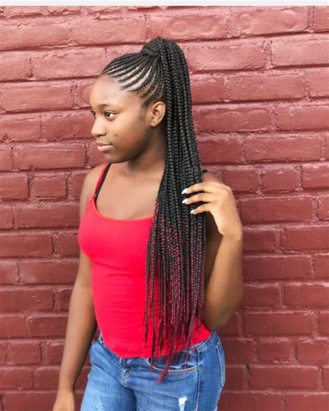 17 Hottest Braided Ponytail Hairstyles for Black Women