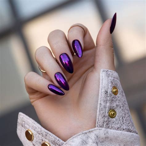 Nail Art Designs Ideas Tips & Inspiration in 2023 | Purple nails, Mirror nails, Trendy nails