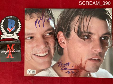 SCREAM_390 - 8x10 Photo Autographed By Matthew Lillard & Skeet Ulrich – Mintych Authentics