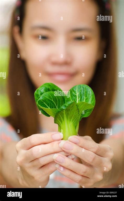 Woman and vegetable Stock Photo - Alamy