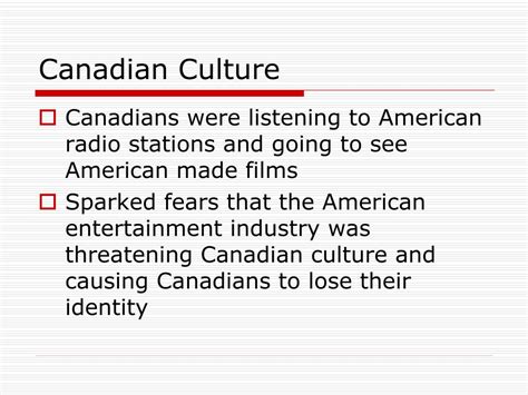 PPT - Canadian Culture and Technology PowerPoint Presentation, free ...