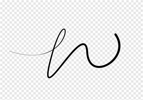 Line Brushes, cursive letter w illustration, png | PNGEgg
