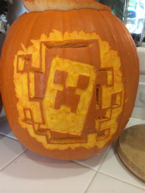 Minecraft Pumpkin Carving Ideas