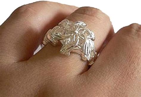 Galadriel Ring Nenya Water Lotr Lord of the Rings Stainless Steel ...