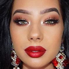 7 HOCO ideas in 2022 | red dress makeup, red lip makeup, red makeup