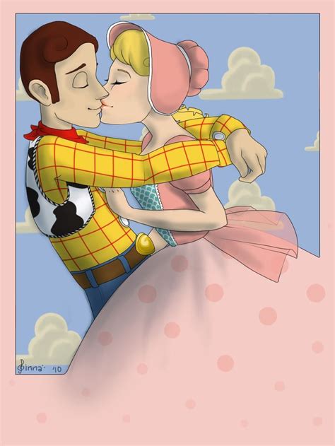 Woody and Bo's Kiss | Toy Story | Pinterest | Bo peep toy story, Woody ...