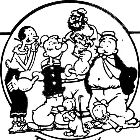 Popeye, Brutus, Olive Oyl, Wimpy | Mark Morgan | Flickr