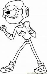 Gizmo Teen Titans Go Coloring Pages sketch template