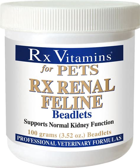 RX VITAMINS Rx Renal Powder Kidney Supplement for Cats, 60-g jar ...