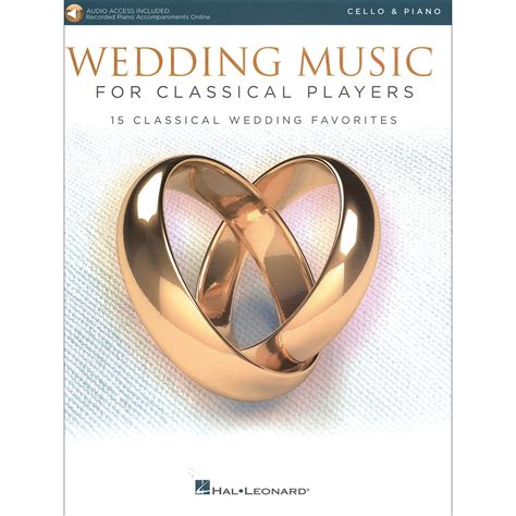 Wedding Music for Classical Players, cello and piano with online audio access (Hal Leonard ...