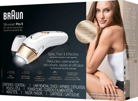 Customer Reviews: Braun Silk-expert Pro 5 IPL Epilator White/Gold ...