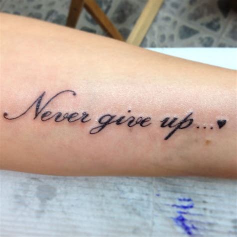 101 amazing never give up tattoo ideas you will love – Artofit