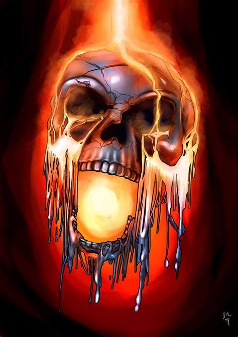Molten Metal by Jessimie on deviantART | Skull artwork, Skull art ...