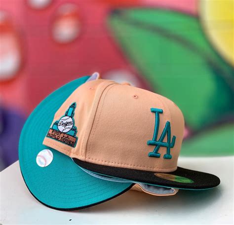 Peach Los Angeles Dodgers 1st World Series 59fifty New Era Fitted Hat – Sports World 165