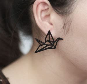 Origami Peace Crane Stud Earring – Yorkshire Campaign for Nuclear Disarmament