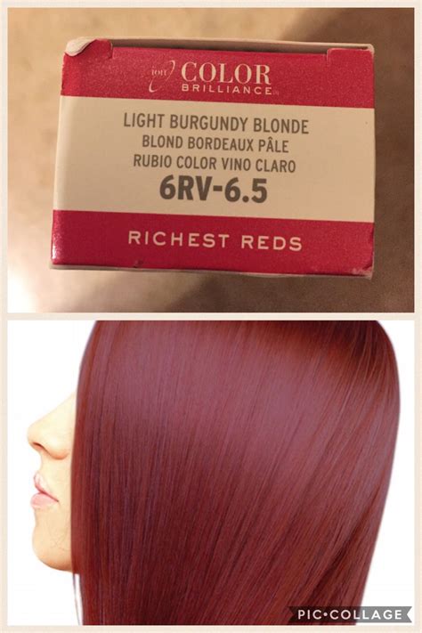 Ion Red Hair Color Chart