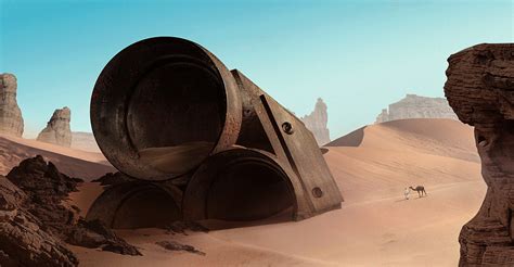 Mystery in the Desert - MATTE PAINTING :: Behance