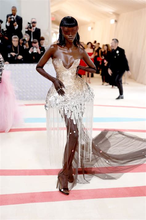 Anok Yai at the 2023 Met Gala | Met Gala 2023 Red Carpet Fashion | POPSUGAR Fashion Photo 111