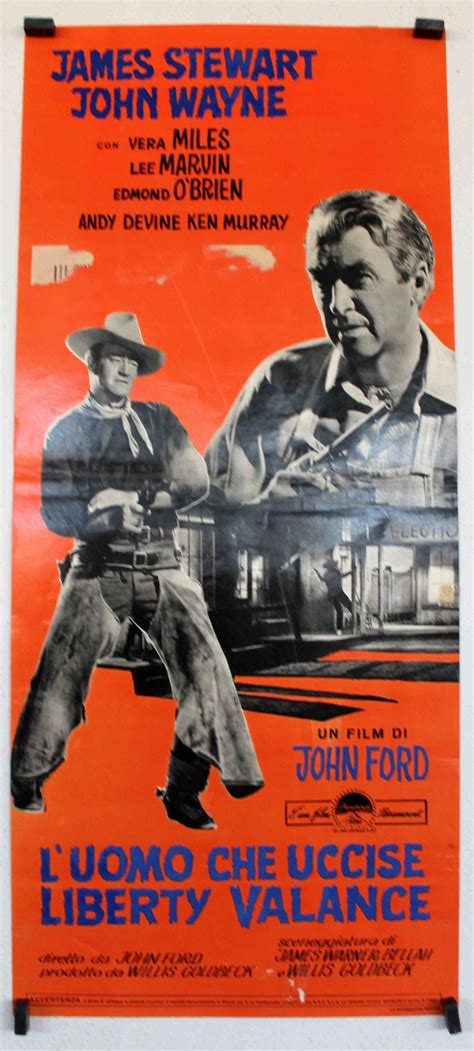 "HOMBRE QUE MATO A LIBERTY VALANCE. EL" MOVIE POSTER - "THE MAN WHO ...