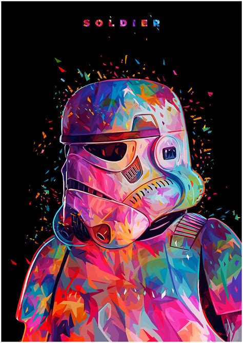 Geek Art Gallery: Posters: Abstract Color Star Wars