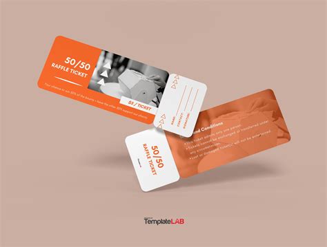 20+ Printable Raffle Ticket Templates [FREE] - TemplateLab