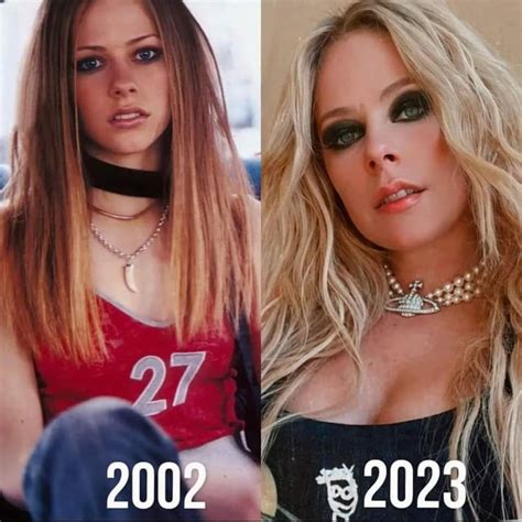 Avril Lavigne 2002 & 2023 : r/nostalgia