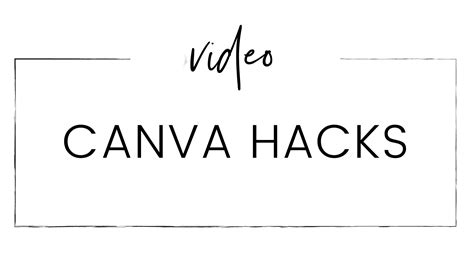 CAnva hacks - Kate Danielle Creative