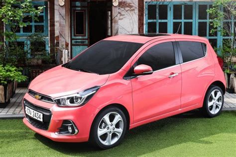 Holy Crap, Check Out the Coral Pink Paint on Korea's 2018 Chevy Spark ...