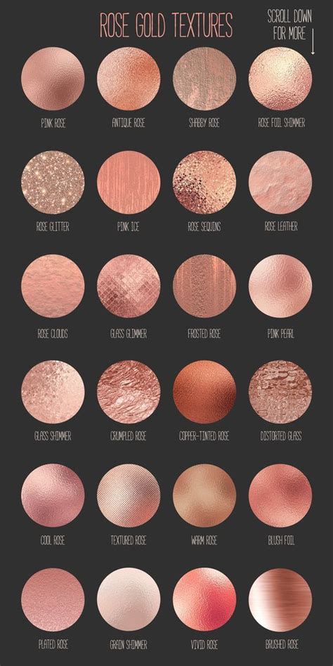 Rose Gold Color Palette – Warehouse of Ideas