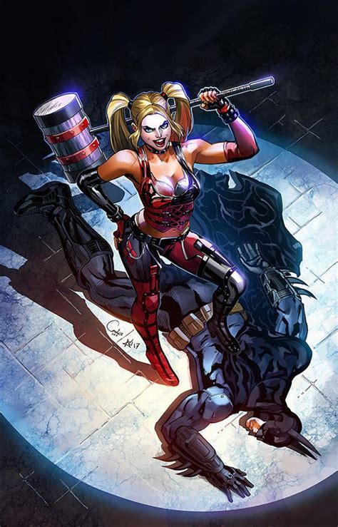 Harley Quinn VS Batman by CandiceHan on DeviantArt