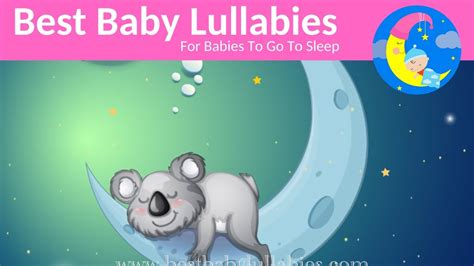 Moon Baby Songs Sleep Music - Super Soothing Lullaby For Babies To Go ...