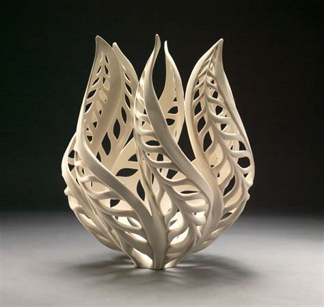 Jennifer McCurdy | 'Magritte's Butterfly' | Organic ceramics, Ceramic artwork, Pottery designs