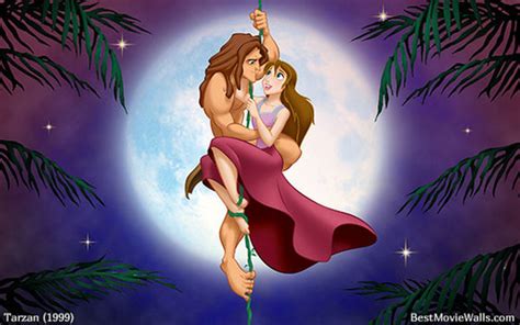 Valentine's Day images Tarzan and Jane on a romantic setting wallpaper and background photos ...