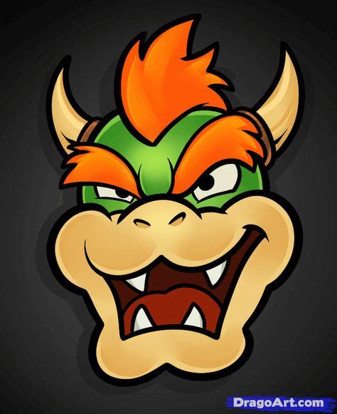 How To Draw Bowser Easy by Dawn | Super mario bros party, Bowser, Super mario brothers party