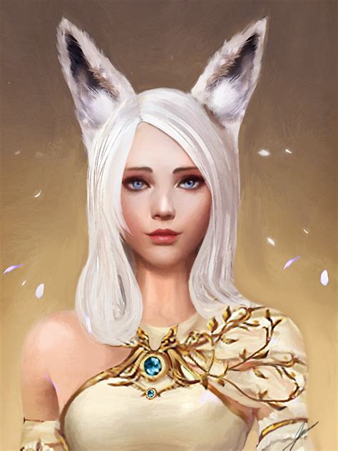 White fox by ExeFelixArt on DeviantArt