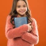 Cute little girl with a book in her hands, the concept of litera Stock Photo by ©lotosfoto1 ...