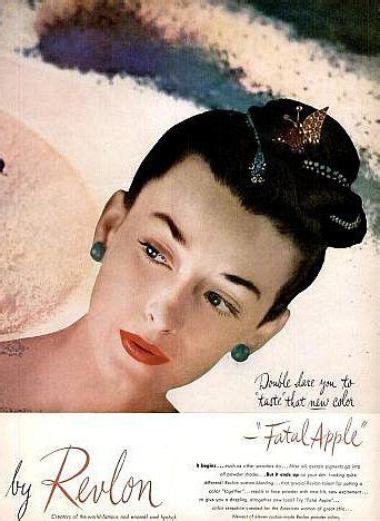 Dorian Leigh in Revlon ad, 1946 | Dorian leigh, Vintage fashion photography, Beauty ad