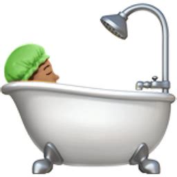 Person Taking Bath: Medium Skin Tone Emoji (U+1F6C0, U+1F3FD)