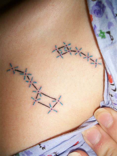 Ursa Major Constellation Tattoo