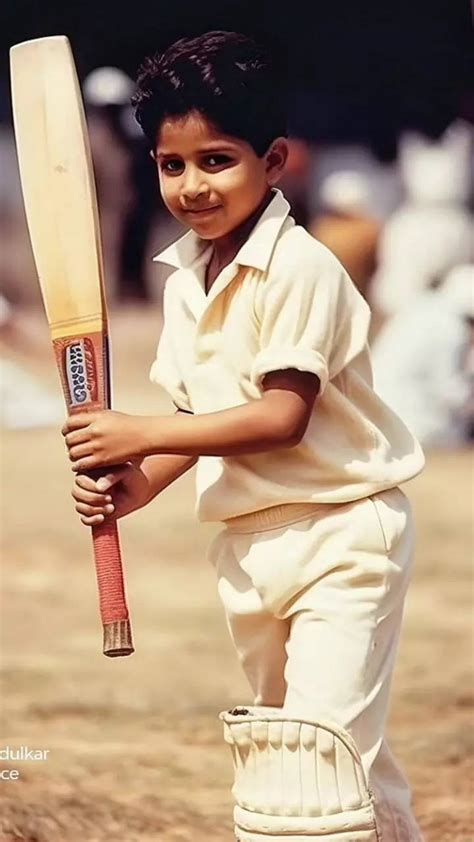 Childhood Photos Of Sachin Tendulkar