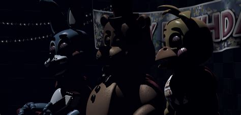 Imagen - Los 3 Animatronics en el Show Stage.png | Wiki Five Nights at ...