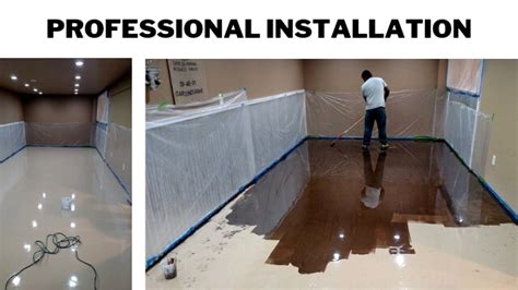 residential epoxy flooring - pro installation