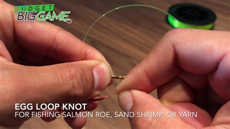 Fishing Knots - Egg Loop Knot (Wrap Method) - YouTube