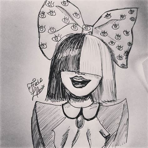 #Sia #Lovers #Drawing #Art #Cartoon #ThisIsActing #Pencil #CheapThrills ...