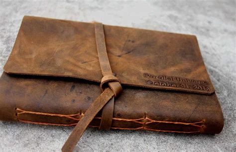 Personalized Brown Leather Bound Notebook – LeatherNeo