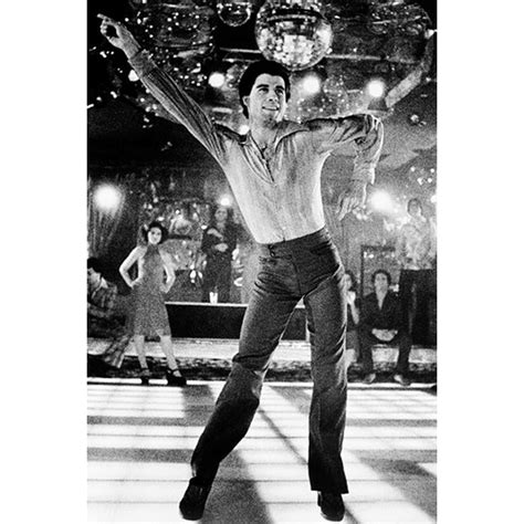 John Travolta Saturday Night Fever 24x36 Poster classic pose on disco floor - Walmart.com ...