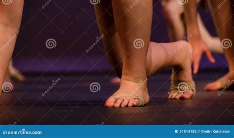 Bare Feet of a Classic Dance Performer Stock Photo - Image of floor ...