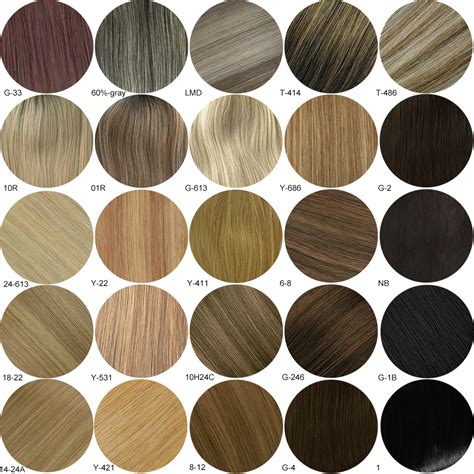 Colors of UniWigs human hair you can choose from